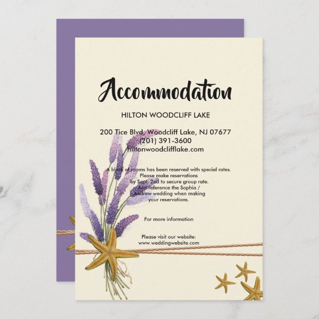 Convites Receptáculo simples bonito de estrelas (Frente/Verso)