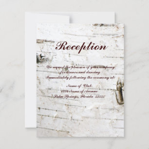 Convites Reception card