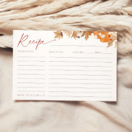 Convites Recipiente Cair na Pumpkin do Chá de panela de Amo