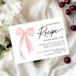 Convites Recipiente de solicitação de Chá de panela rosa - 