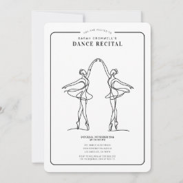 Convites Recital de Dança Minimalista