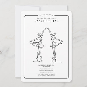 Convites Recital de Dança Minimalista