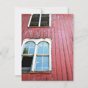 Convites Red Barn Antigo