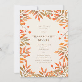 Convites Red Berries e Dourado Saem do Janto de Ação de Gra