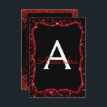Convites Red Heart Glitter Sparkle Doce Dezesseis Aniversár<br><div class="desc">Nome do Monograma do Coração Vermelho e Convite de aniversário inicial do Confetti Sparkle Glitter 16. Este doce convite de 16 anos é perfeito para a Festa de aniversário Red Confetti Sparkle Glitter Sweet 16,  que procura celebrar com Corações Vermelhos para o Dia de os namorados.</div>