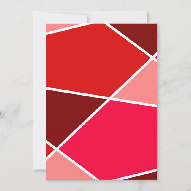 Convites Red JanaiCreates Color Collection Invitation (Frente)