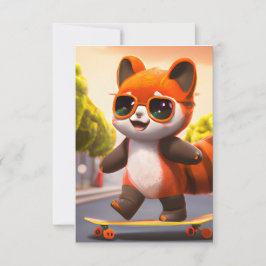 Convites Red Panda Rides