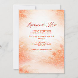 Convites Red Seigaiha – Japanese Wedding Collection