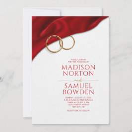 Convites Red Velvet Wedding Invitation