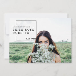 Convites Redação Moderna | Graduação Foto de Celebração