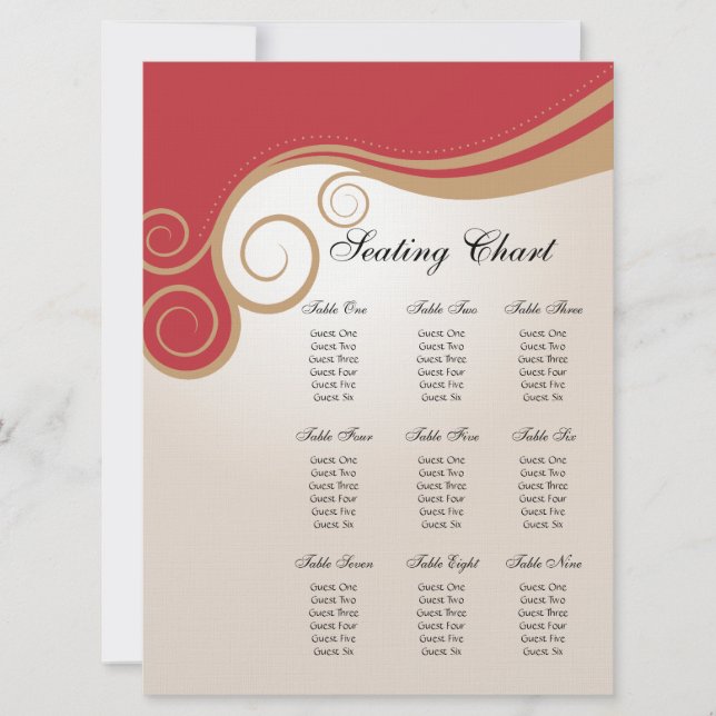 Convites Redemoinho Dourado no vermelho e na carta do (Frente)