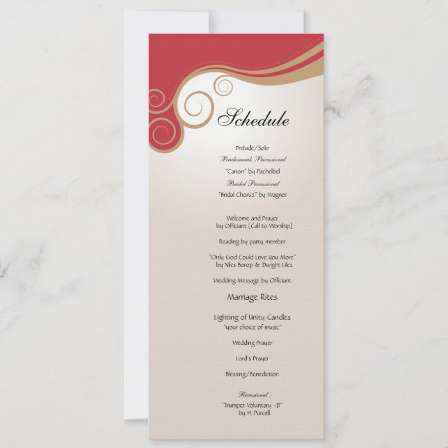 Convites Redemoinho Dourado no vermelho e na programação do (Frente)