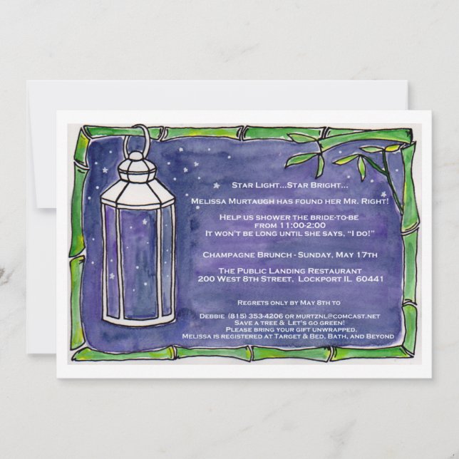 Convites Refeição matinal de Murtaugh Champagne (Frente)