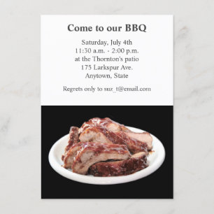 Convites Reforços assados da parte traseira do bebê