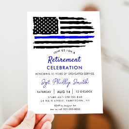 Convites Reforma da Polícia Militar de Bandeira Americana