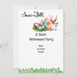 Convites Reforma de golfe para golfista feminino