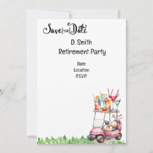 Convites Reforma de golfe para golfista feminino