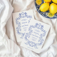 Regal Blue | Vintage Casamento-Quadro Barroco