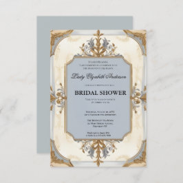 Convites Regência era Florals Bridgerton - Chá de panela In