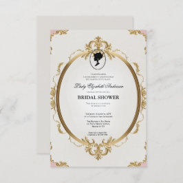 Convites Regência era Florals Bridgerton - Chá de panela In