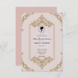 Convites Regência era Florals Bridgerton - Chá de panela In