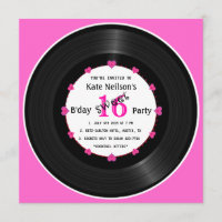 Registro de Vinilo Retroativo l Modern Sweet 16 B'