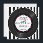 Convites Registro de Vinilo Retroativo l Moderno Sweet 16 B<br><div class="desc">Uma maneira retrô,  porém moderna,  de celebrar o dia 16-B. Todo o texto padrão pode ser totalmente personalizado com suas próprias redações,  e você também pode alterar as fontes,  os tamanhos e as cores do texto.</div>