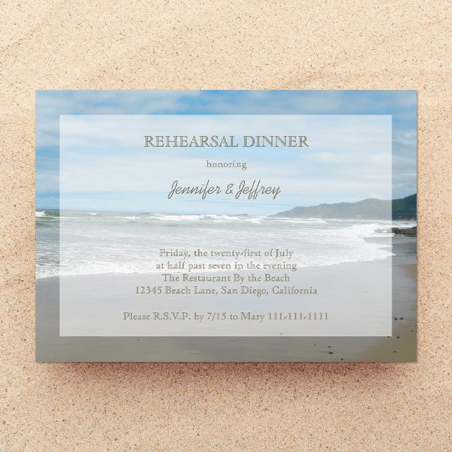 Convites Rehearsal Dinner Invitations (Criador carregado)