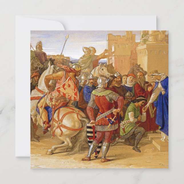 Convites Rei Arthur e Cavaleiros da Mesa redonda (Frente)