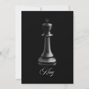 Convites Rei Chess Piece Halloween Figuram Xadrez