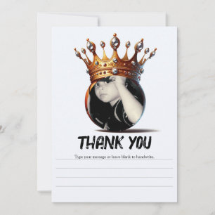 Convites Rei do Basquete Coroa Dourada Aniversário Obrigado