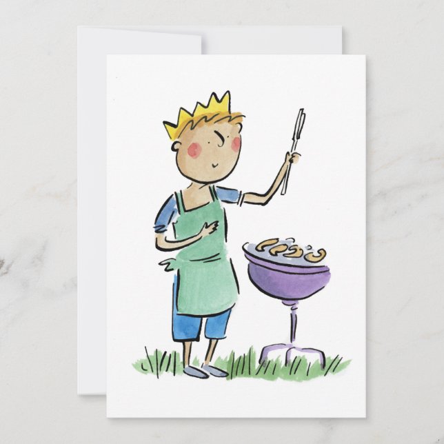 Convites Rei do CHURRASCO (Frente)