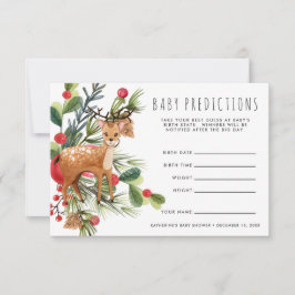 Convites Reindeer | Jogo de Adivinhação do Chá de fraldas d