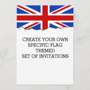 Convites Reino Unido Flag