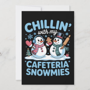 Convites Relaxando Com Meus Amigos da Cantina no Natal
