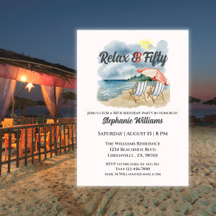 Convites Relaxe e seja a Cinquenta Cadeira Tropical de Prai