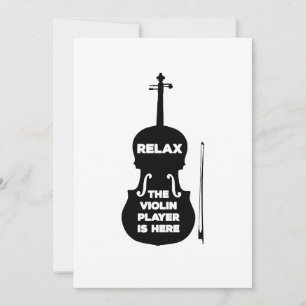 Convites Relaxe, o Jogador de Violino está aqui