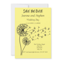 Relógio de Dandelion Personalizado com Borboletas