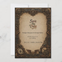 Relógio de engrenagem Steampunk Gótico Casamento 