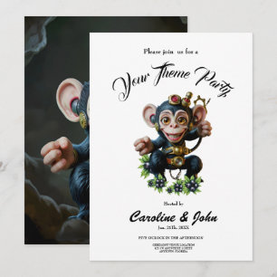 Convites Relógio Guardião da Caverna – O Macaco Sussurrante