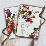 Convites Rembrandt Floral Light & airy Wedding Invitation<br><div class="desc">O Elegante Rembrandt inspirou um acordo botânico floral holandês com fundo branco claro. Este é para um casamento,  mas você pode mudar o texto para ajustado de suas necessidades. Maravilhoso para um casamento elegante à noite! Correspondência de itens com este!</div>