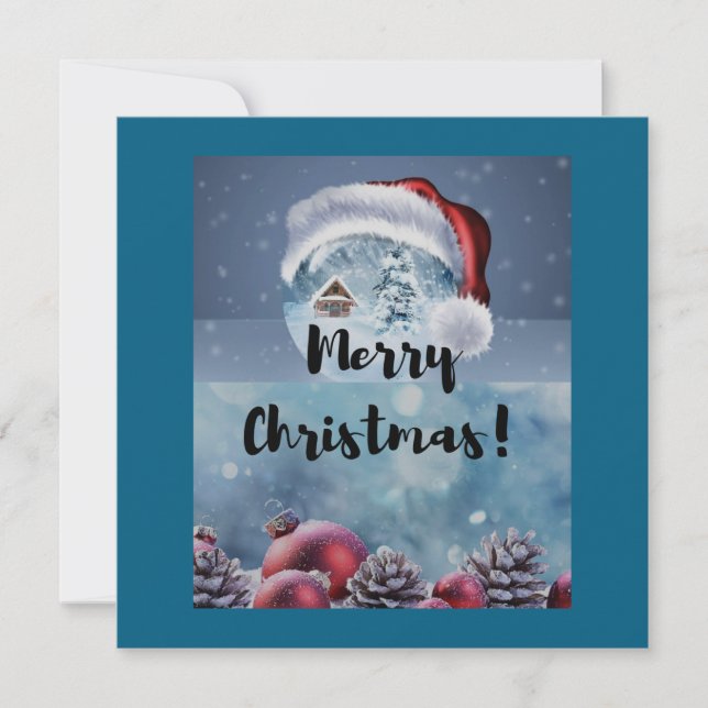 Convites Renas de Natal modernas engraçadas e fofas (Frente)