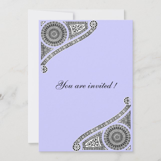 Convites RENASCIMENTO ,azul (Frente)