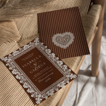 Renda Chocolate Marrom Dinheiro Antigo Casamento