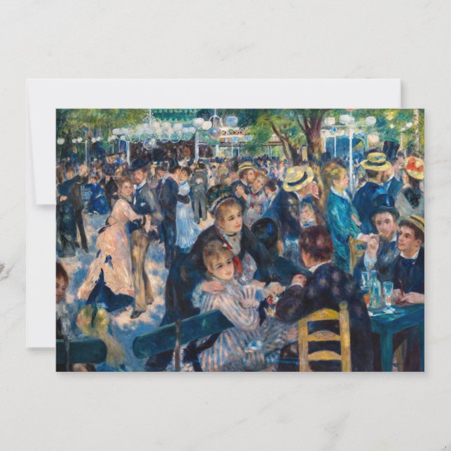 Convites Renoir - Dança no Le Moulin de la Galette (Frente)