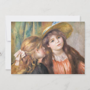 Convites Renoir - Retrato de Duas Meninas