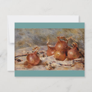 Convites Renoir's Still Life with Onions (1881)