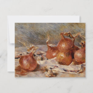Convites Renoir's Still Life with Onions (1881)