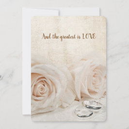 Convites Renovação de rosas e anéis