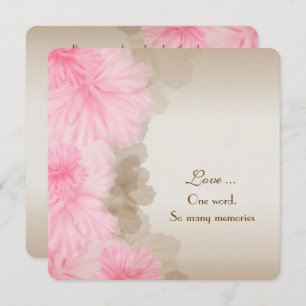 Convites Renovação de Vow de Borda Floral